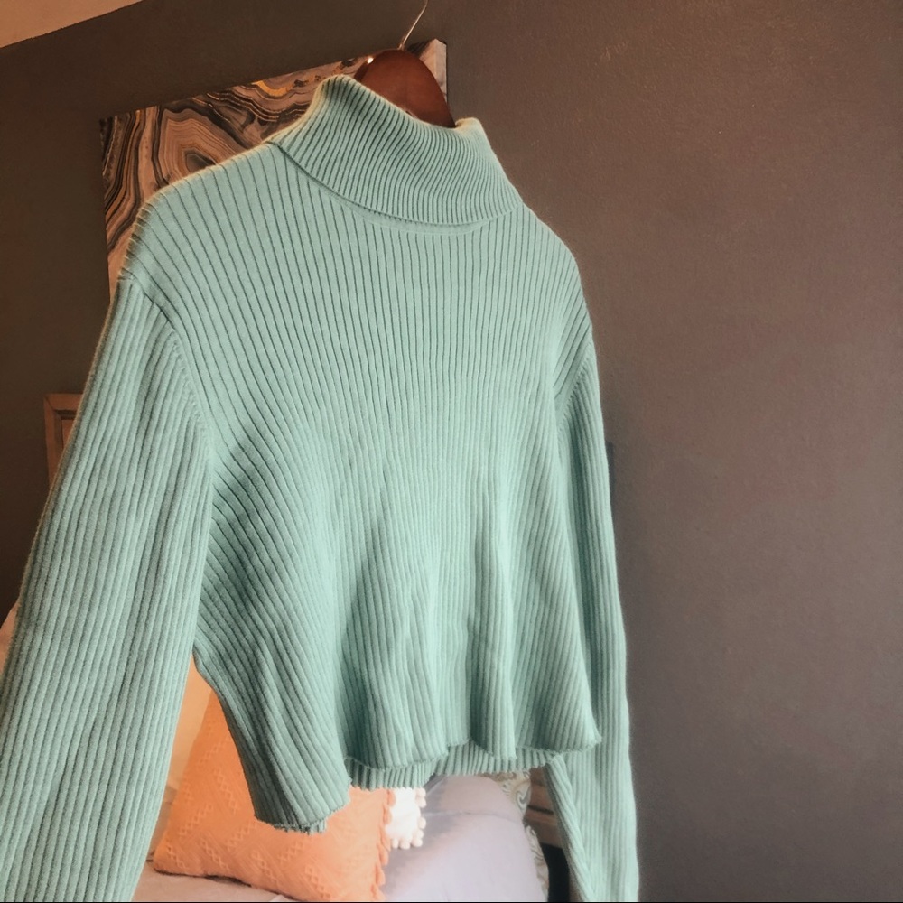 Turquoise sweater